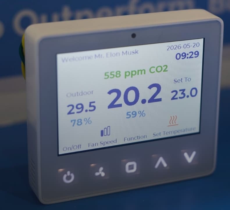 Touchscreen LoRaWAN Smart Thermostat